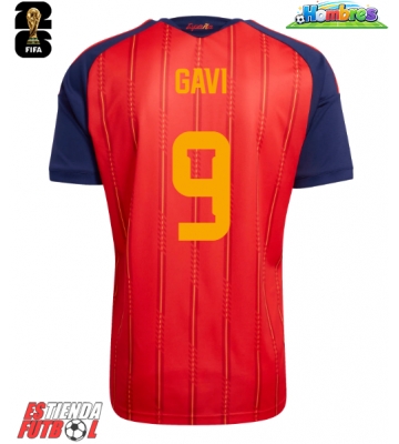 España Paez Gavi #9 Primera Equipación Mundial 2026 Manga Corta